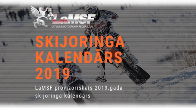 Skijoringa kalendārs 2019