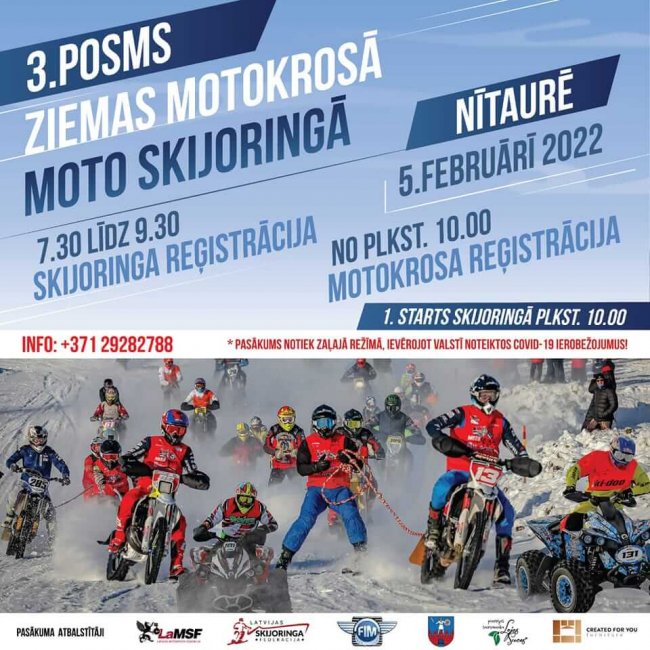 Ziemas motokross Nītaurē